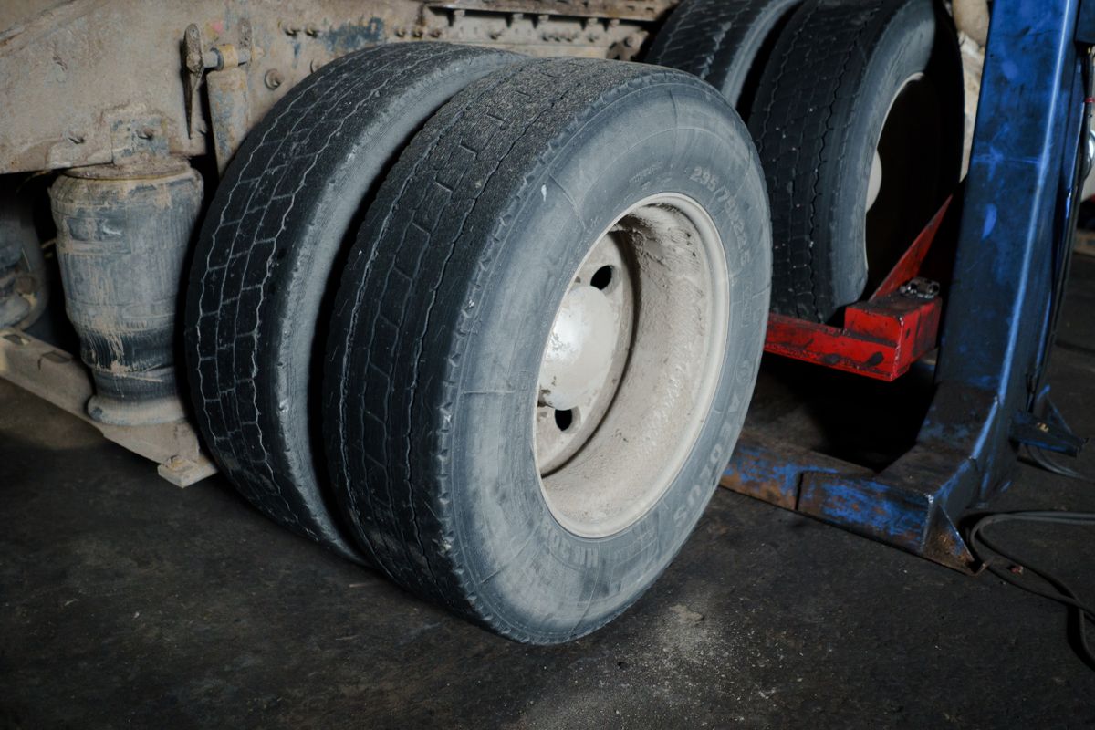 Tyres ready for fitting